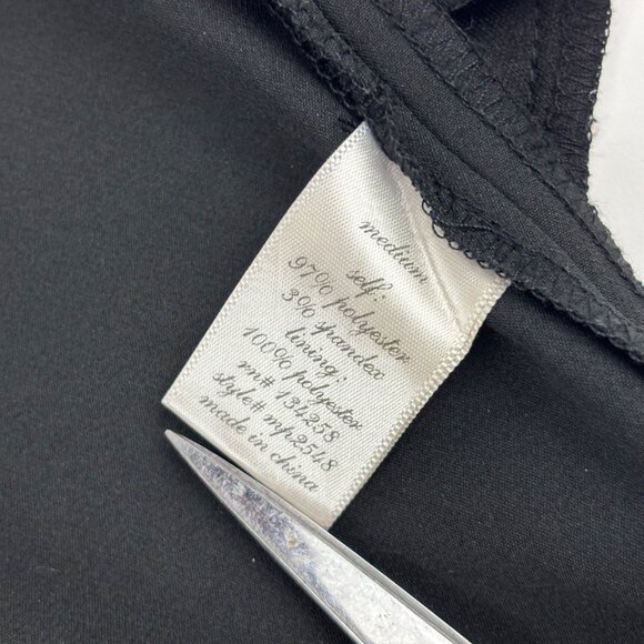 Quinn Tailored Shorts Womens Size Medium Black Mid-Rise Pin Up Style - Picture 8 of 10